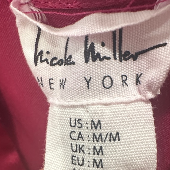 Nicole Miller Hot Pink Women's Blouse - Picture 2 of 7